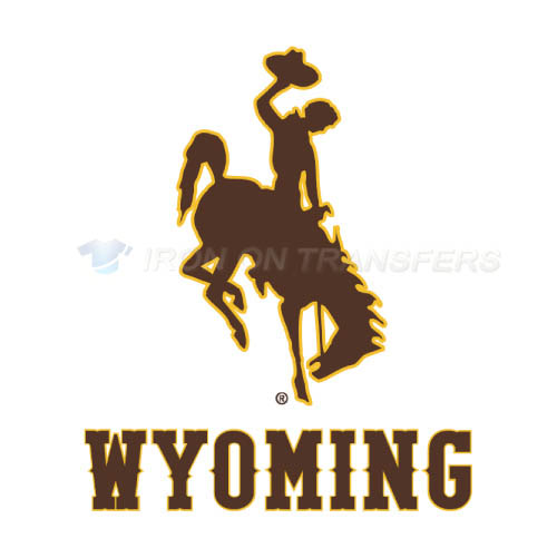 Wyoming Cowboys Logo T-shirts Iron On Transfers N7074 - Click Image to Close